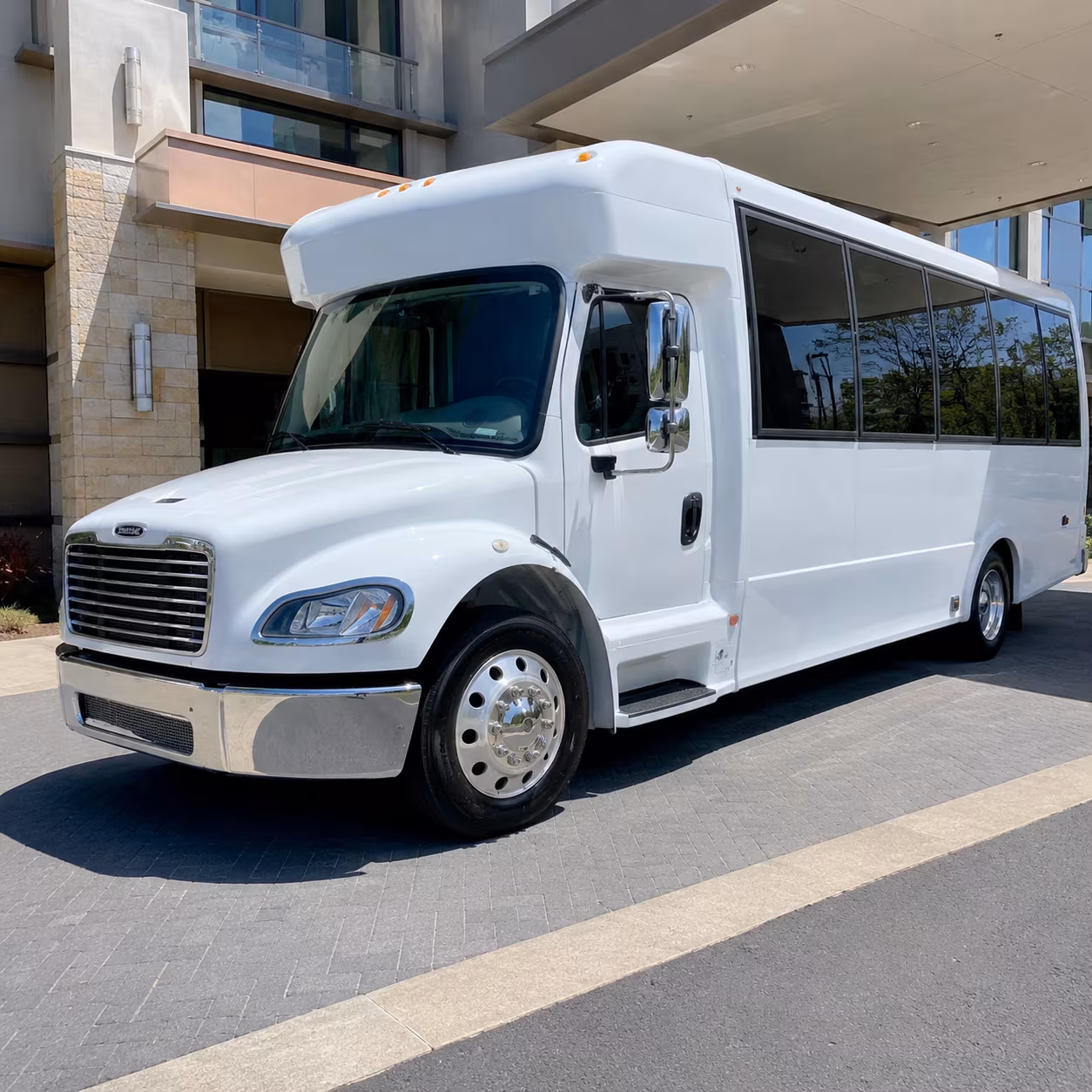 Los Angeles Airport Shuttle & Transportation party bus exterior