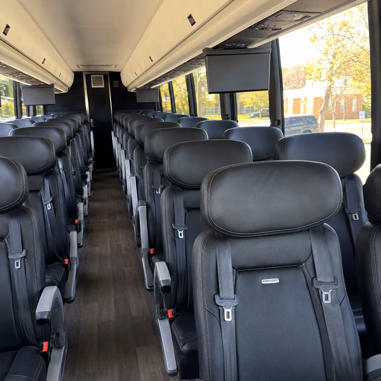 Los Angeles Airport Shuttle & Transportation party bus exterior