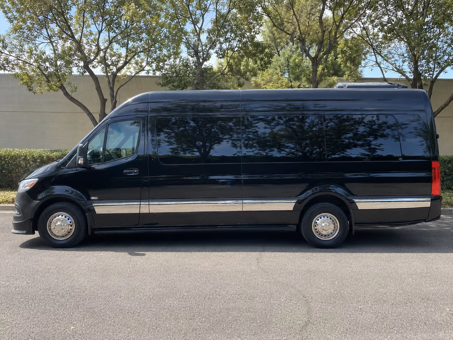 Los Angeles Airport Shuttle & Transportation party bus interior