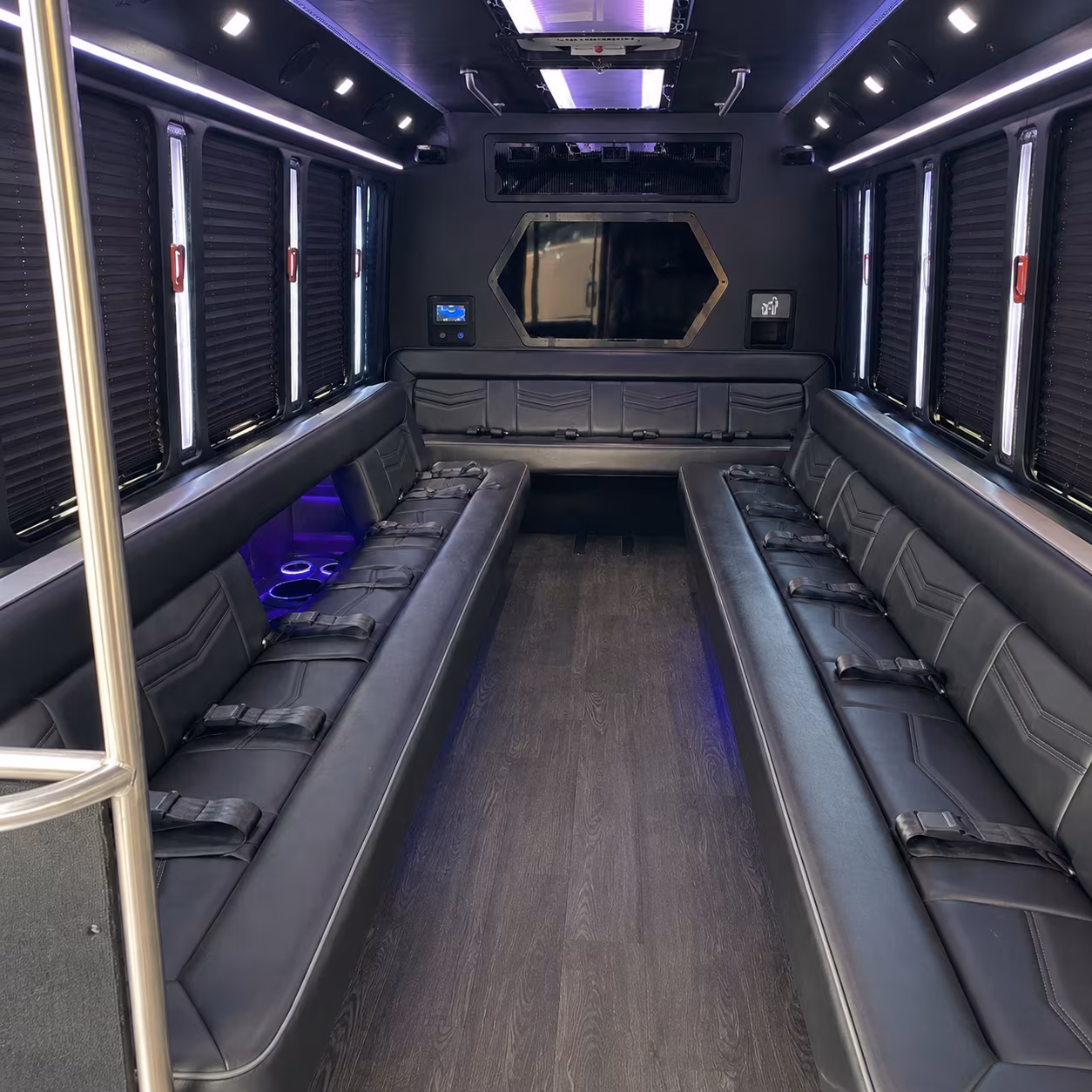 Los Angeles Bachelor & Bachelorette Transportation party bus exterior