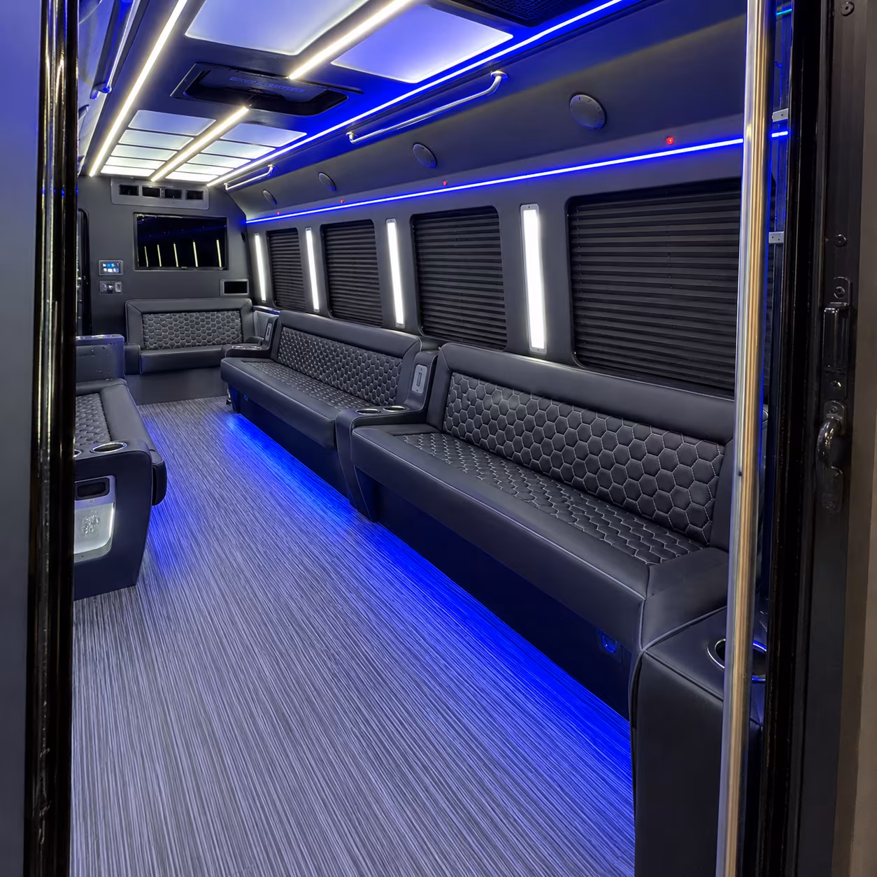 Los Angeles Concert & Music Festival Transportation party bus exterior