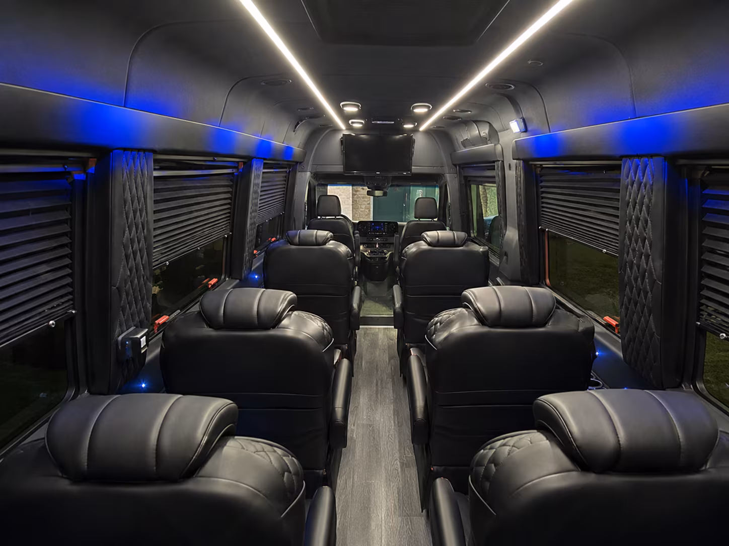 Los Angeles Corporate Transportation party bus exterior