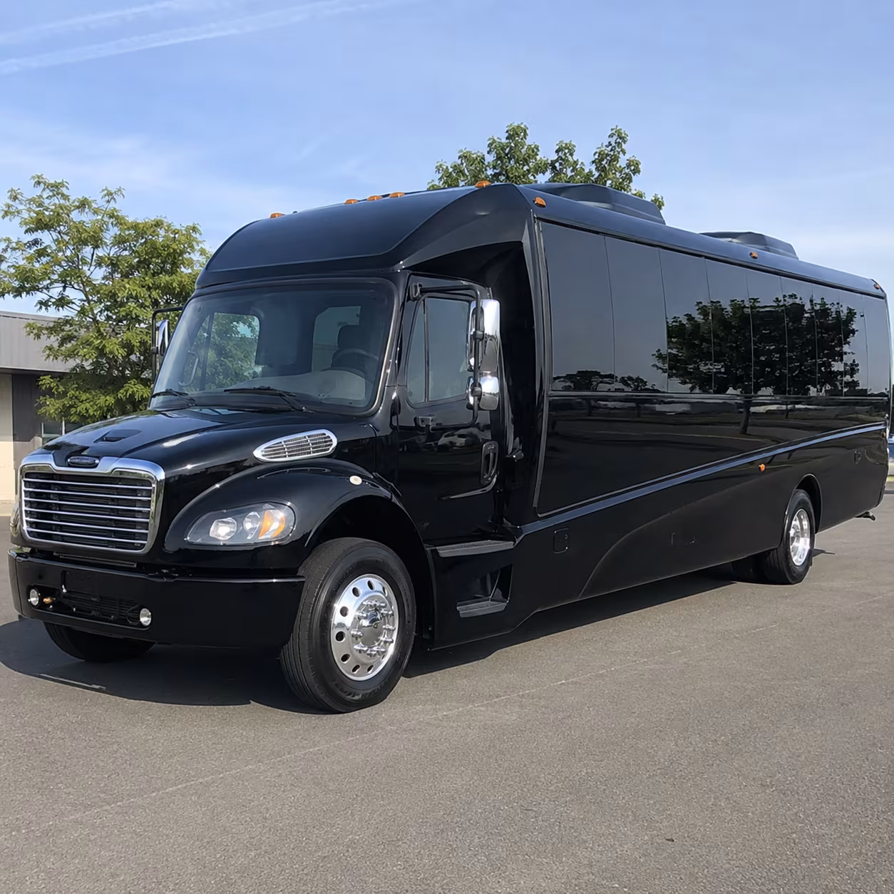Los Angeles Corporate Transportation party bus exterior