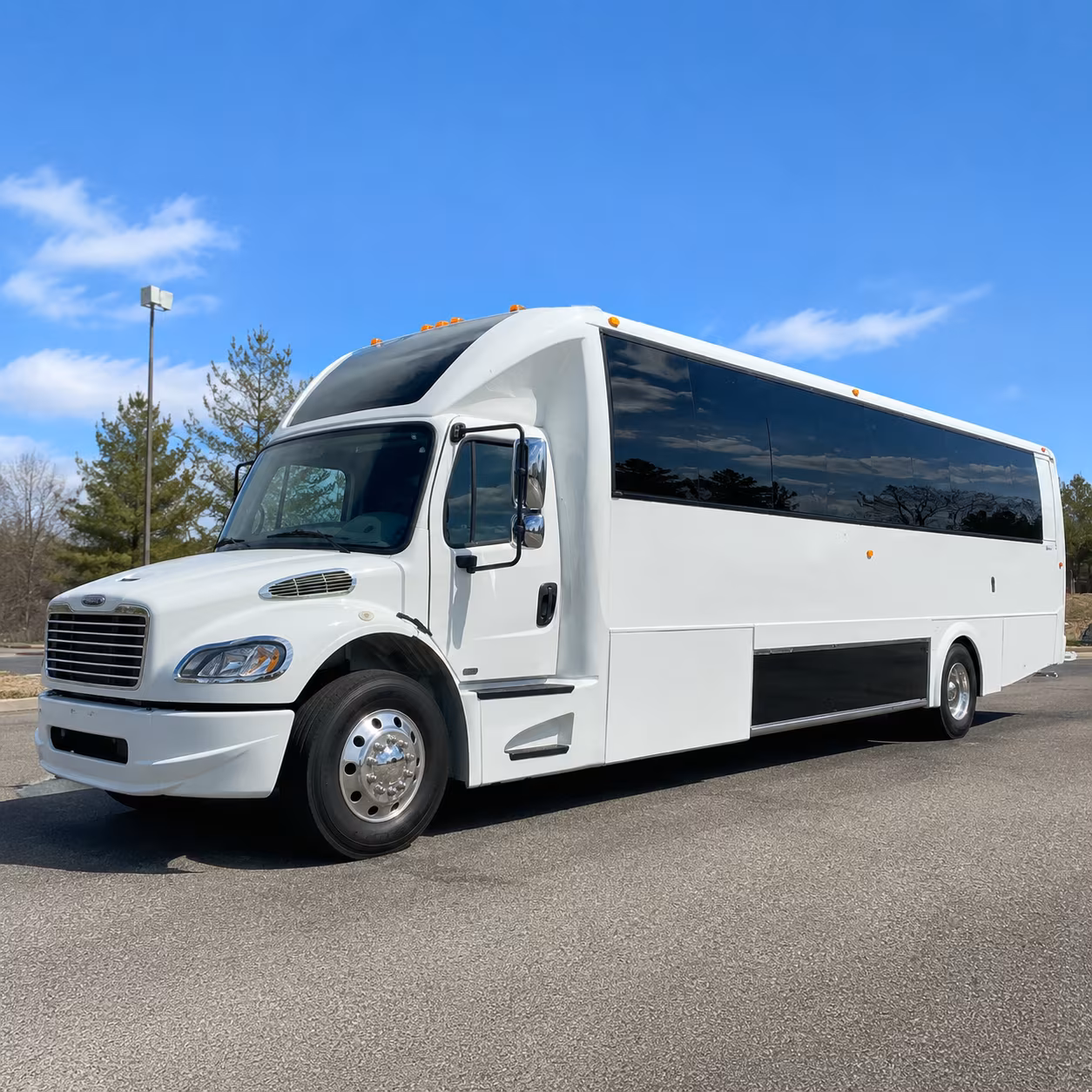 Los Angeles Private Event Transportation party bus exterior