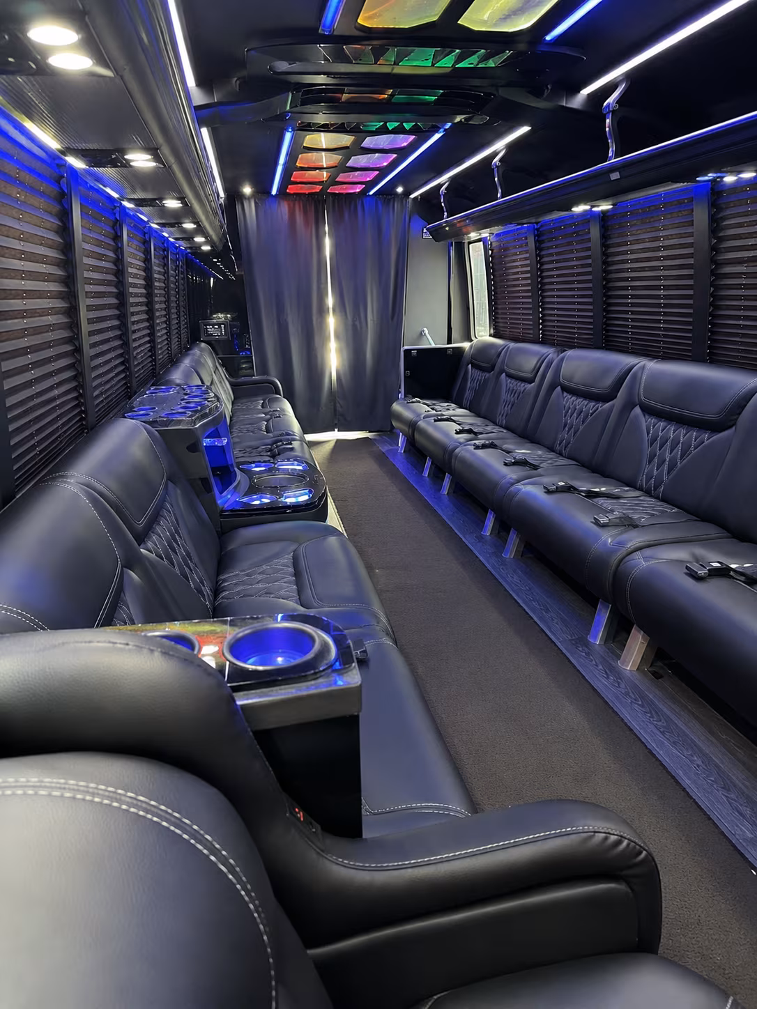 Los Angeles Private Event Transportation onboard seating