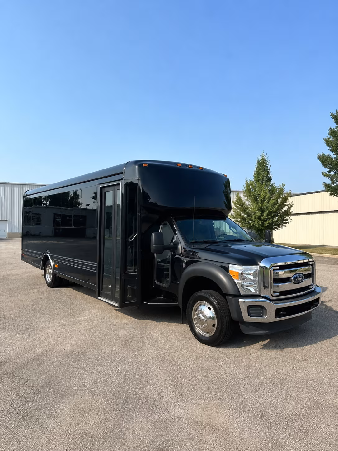 Los Angeles Wedding Transportation party bus exterior