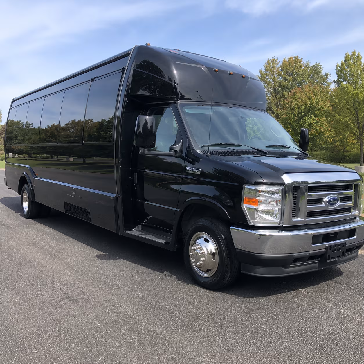 Los Angeles Wedding Transportation party bus exterior