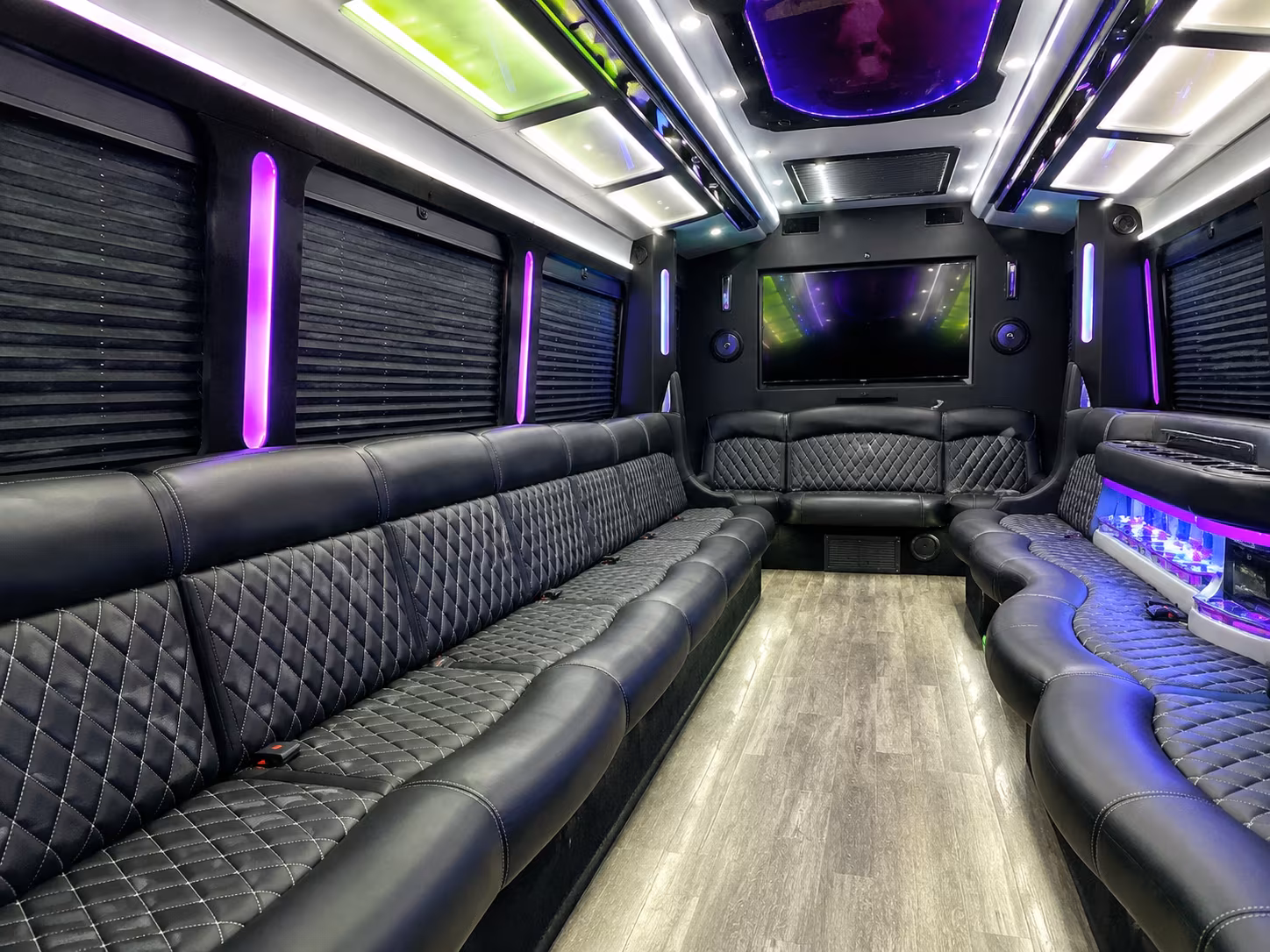 Los Angeles Winery Tour & Pub Crawl Transportation party bus exterior