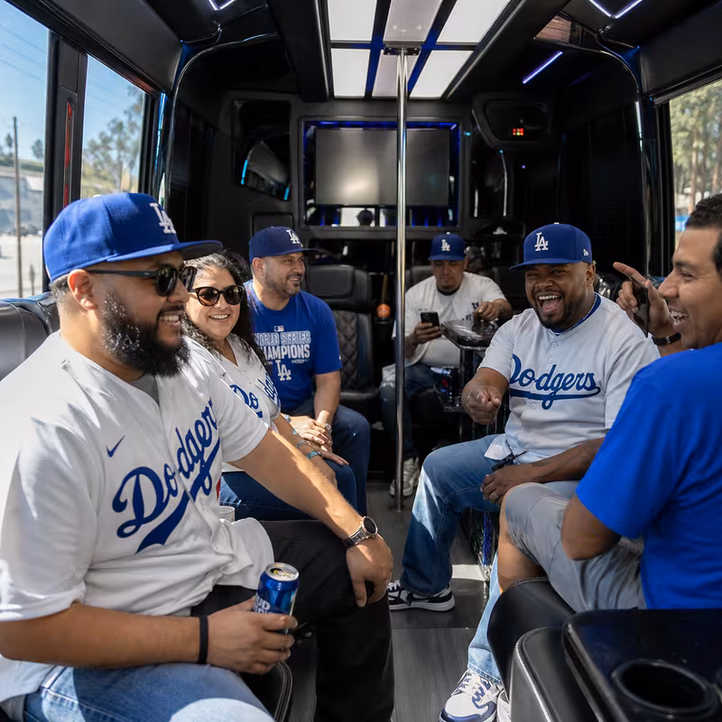 Los Angeles Sporting Event Transportation fleet vehicle