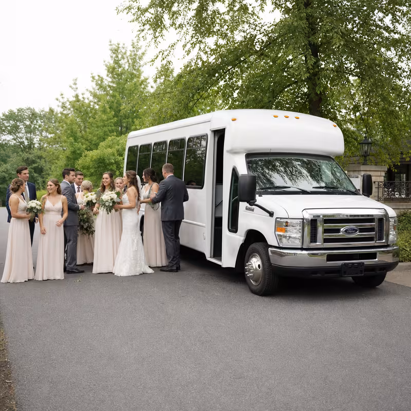 Los Angeles Wedding Transportation fleet vehicle
